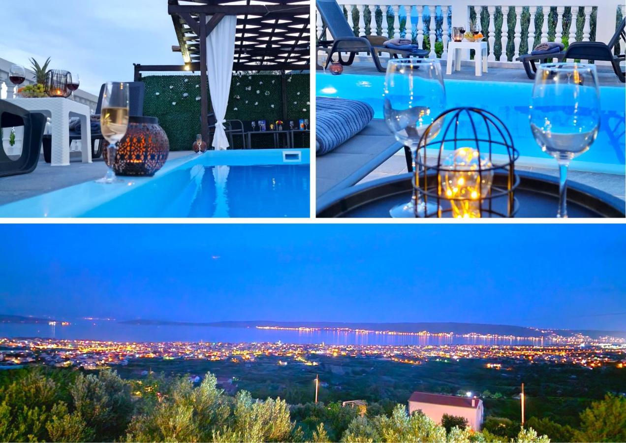 Sunny Holiday House With Pool Kaštela Exterior foto